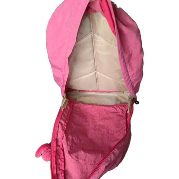 Kipling TRENT Backpack HYDRANGEA Bubblegum Pink BP3941 Mike Monkey Cute - Picture 5 of 10